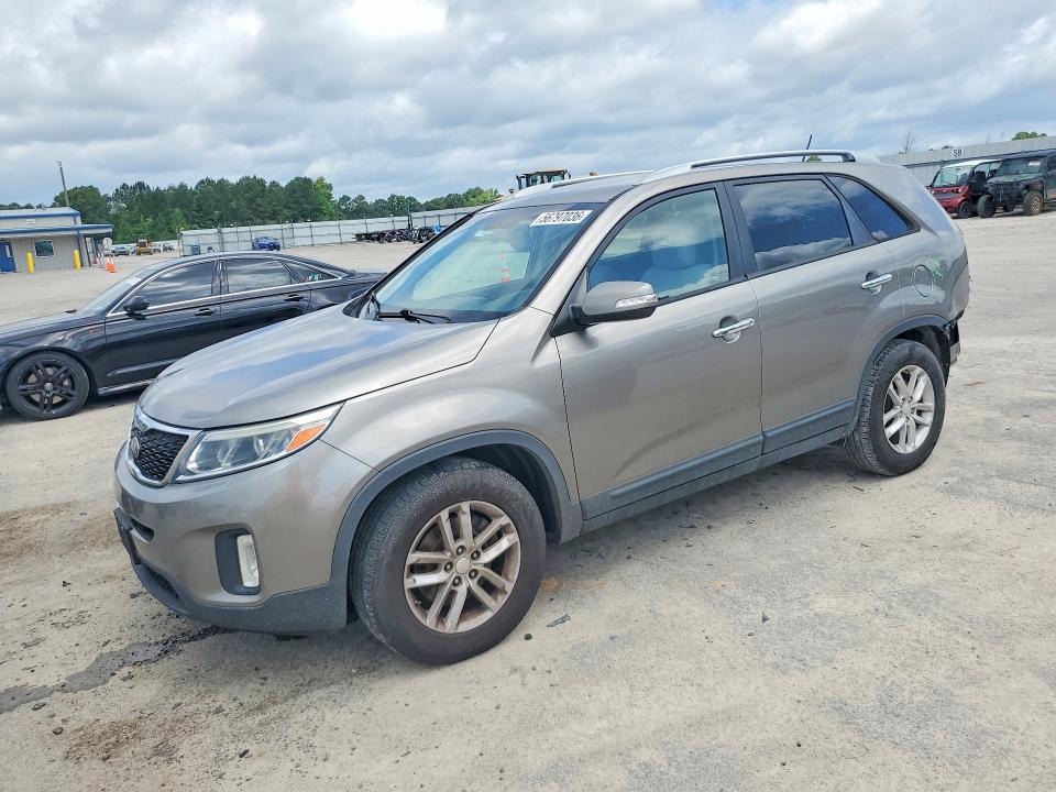 2014 Kia Sorento VIN 5XYKT4A63EG467425 COPART salvage auction — REAR END, Sc - Cert Of Title-Salvage, sold $875 on 2026-07-29 (photo 1)