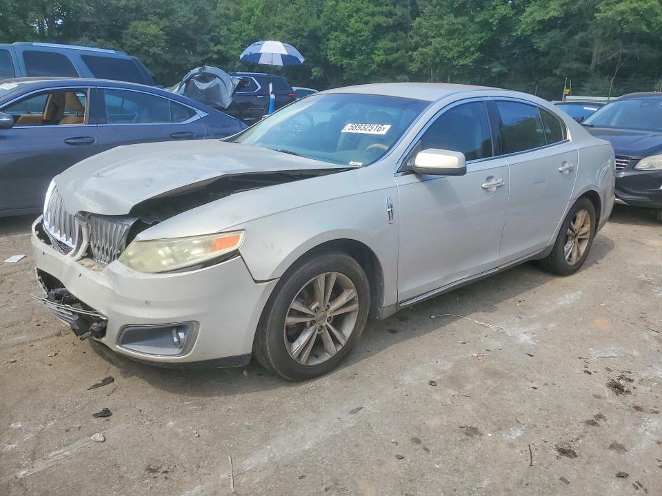 2009 Lincoln Mks VIN 1LNHM93R19G614139 COPART salvage auction — FRONT END, GA - CERT OF TITLE-SALVAGE (P), sold $250 on 2026-07-10 (photo 1)