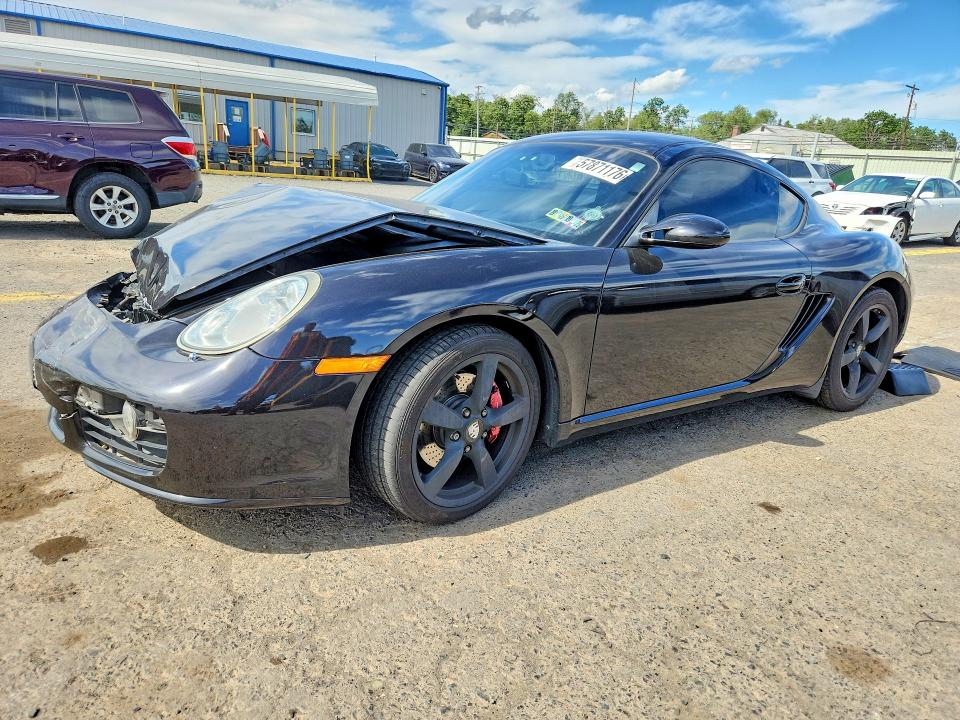 2008 Porsche Cayman VIN WP0AB29848U780270 COPART salvage auction — FRONT END, Pa - Certificate Of Salvage, sold $9,400 on 2026-07-02 (photo 1)