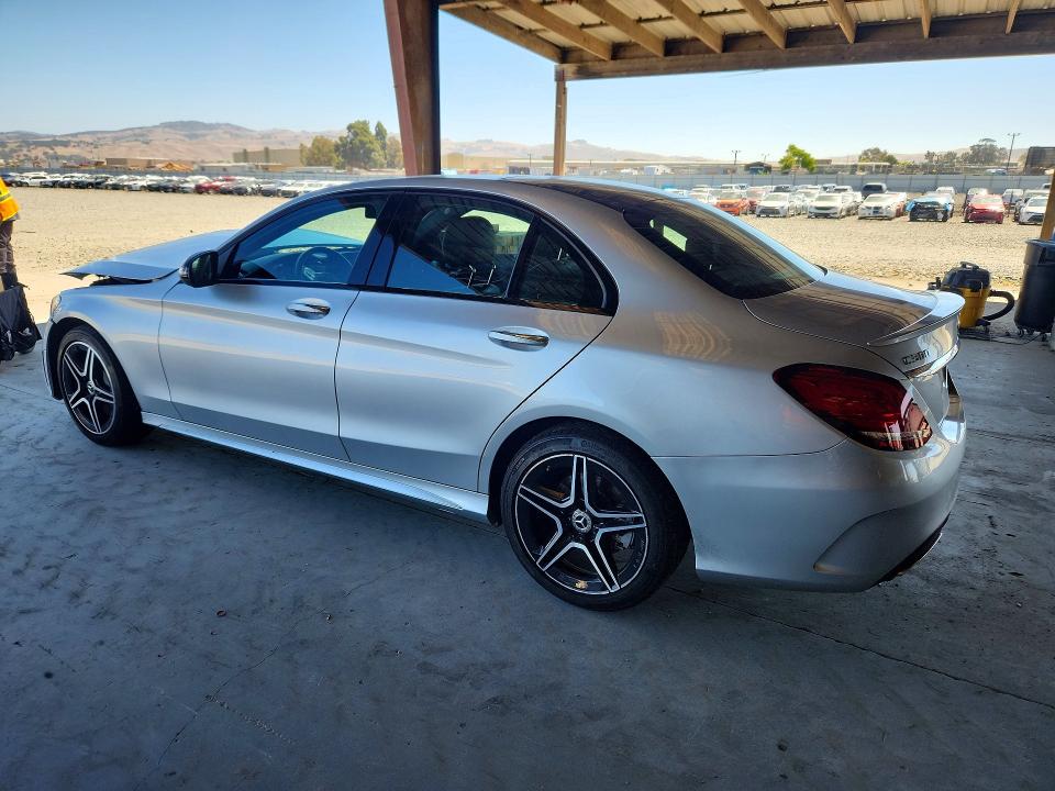 2020 Mercedes-benz C-klasse VIN W1KWF8EB3LR579783 COPART salvage auction — FRONT END, Ca - Salvage Certificate, sold $10,500 on 2026-07-30 (photo 2)