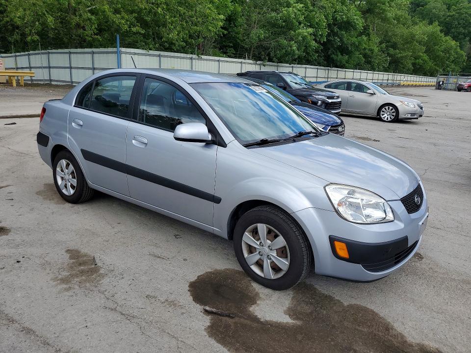 2009 Kia Rio VIN KNADE223796584619 COPART salvage auction — REAR END, PA - CERTIFICATE OF SALVAGE, sold $375 on 2026-07-02 (photo 4)