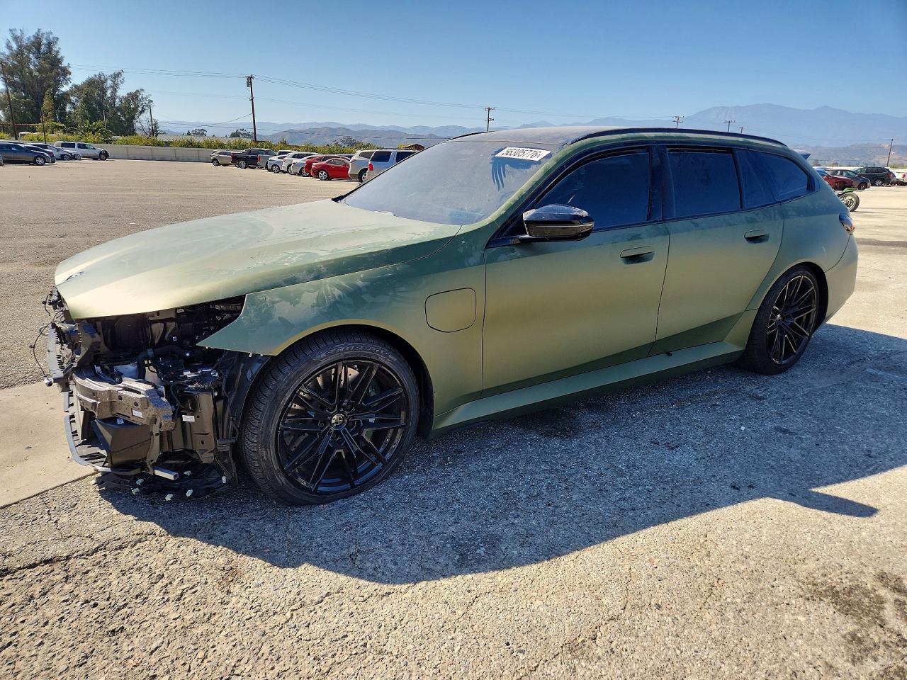 2026 BMW M5 VIN WBS83GV09TCX03202 COPART salvage auction — Front End, CA - SALVAGE CERTIFICATE, sold $65,000 on 2026-07-10 (photo 1)
