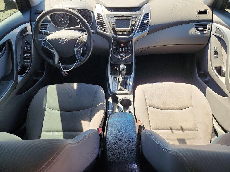 2015 Hyundai Elantra VIN KMHDH4AE9FU413060 COPART salvage auction — FRONT END, Nj - Cert Of Title-Salvage, sold $900 on 2026-07-27 (photo 8)