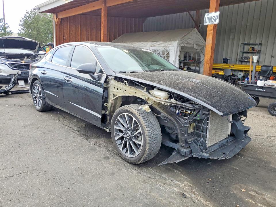 2022 Hyundai Sonata VIN KMHL34J26NA200907 COPART salvage auction — FRONT END, Co - Salvage Title, sold $3,350 on 2026-07-21 (photo 4)