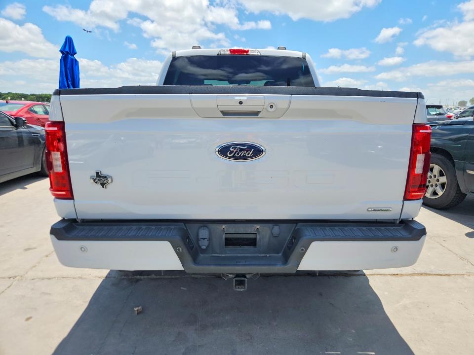 2021 Ford VIN 1FTEW1CP9MKE74462 COPART salvage auction — FRONT END, Tx - Certificate Of Title, sold $10,500 on 2026-07-09 (photo 6)