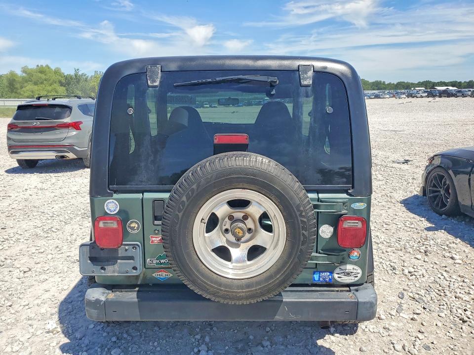 1999 Jeep Wrangler / VIN 1J4FY29PXXP436266 COPART salvage auction — FRONT END, Mi - Certificate Of Title, sold $2,050 on 2026-07-02 (photo 6)