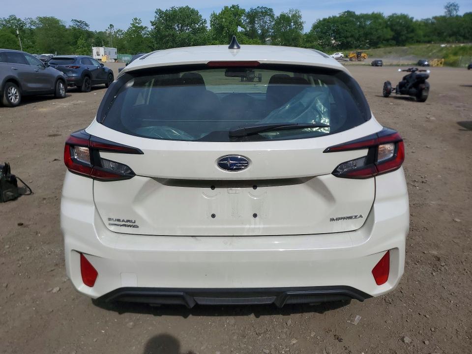 2024 Subaru Impreza VIN JF1GUABC4R8389973 COPART salvage auction — FRONT END, Ct - Cert Of Title-Salvage, sold $350 on 2026-07-21 (photo 6)
