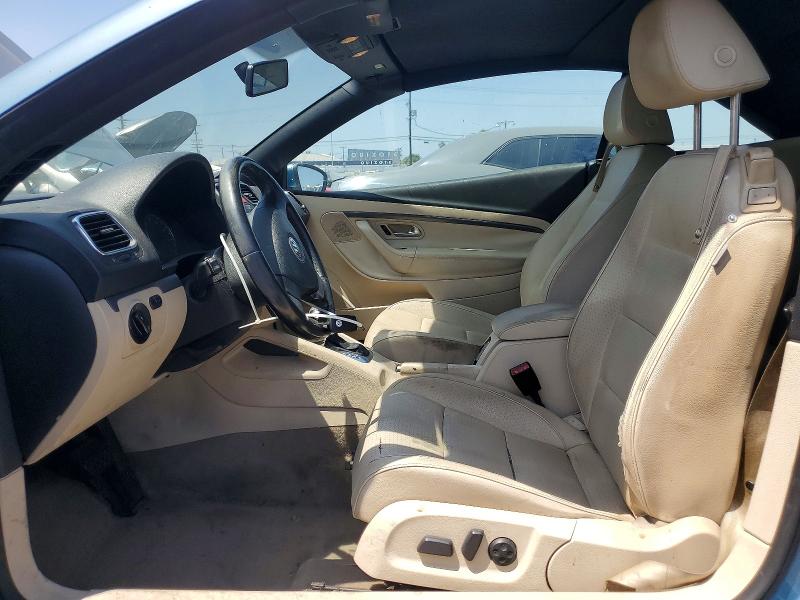 2009 Volkswagen Eos VIN WVWBA71F39V006019 COPART salvage auction — FRONT END, Ca - Salvage Certificate, sold $325 on 2026-07-13 (photo 7)