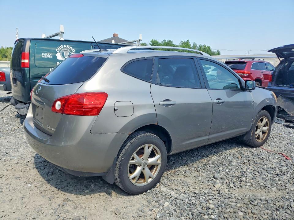 2009 Nissan Rogue sport VIN JN8AS58V19W442909 COPART salvage auction — FRONT END, MA - CERT OF TITLE-RECONSTRCTD COLL, sold $375 on 2026-07-16 (photo 3)