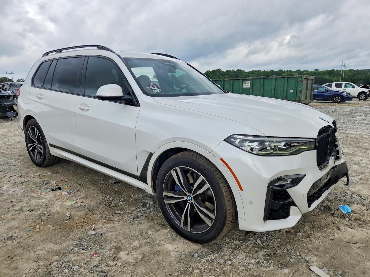 2021 BMW X7 VIN 5UXCW2C03M9E78709 COPART salvage auction — Front End, St - Salvage Title, sold $26,500 on 2026-07-08 (photo 4)