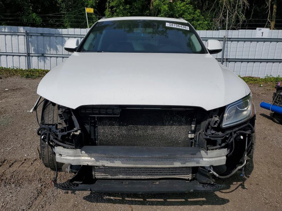 2017 Audi Q5 VIN WA1L2AFP4HA034976 COPART salvage auction — FRONT END, On - Permit Salvage, sold $3,150 on 2026-07-14 (photo 5)