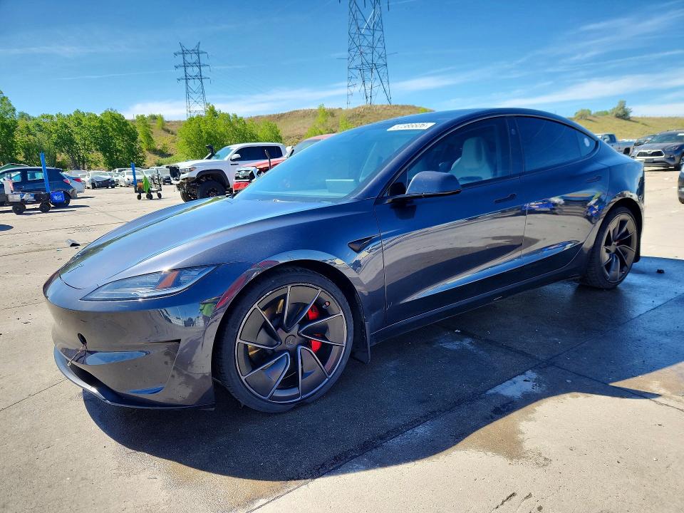 2024 Tesla VIN 5YJ3E1ET9RF824617 COPART salvage auction — FRONT END, Co - Salvage Title, sold $23,200 on 2026-07-29 (photo 1)