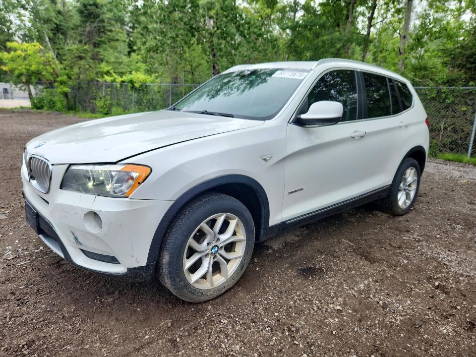 2014 BMW X3 VIN 5UXWX9C59E0D15728 COPART salvage auction — FRONT END, On - Permit Salvage, sold $1,550 on 2026-07-14 (photo 1)