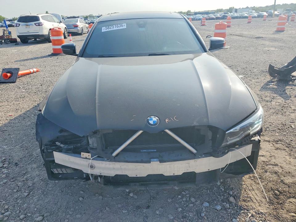 2022 BMW 3er VIN 3MW5R1J07N8C70675 COPART salvage auction — FRONT END, Tx - Salvage Vehicle Title, sold $12,900 on 2026-08-31 (photo 5)