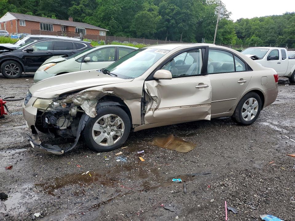 2008 Hyundai Sonata VIN 5NPET46C08H372801 COPART salvage auction — SIDE, Md - Cert Of Salvage > 75% Damage, sold $425 on 2026-07-28 (photo 1)