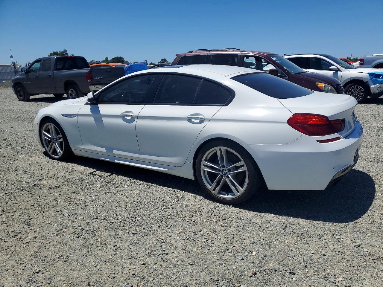 2017 BMW 6 Series VIN WBA6D4C52HD977865 COPART salvage auction — Mechanical, CA - DIS/DLR/EXP ONLY CLEAN TITLE, sold $3,550 on 2026-06-30 (photo 2)