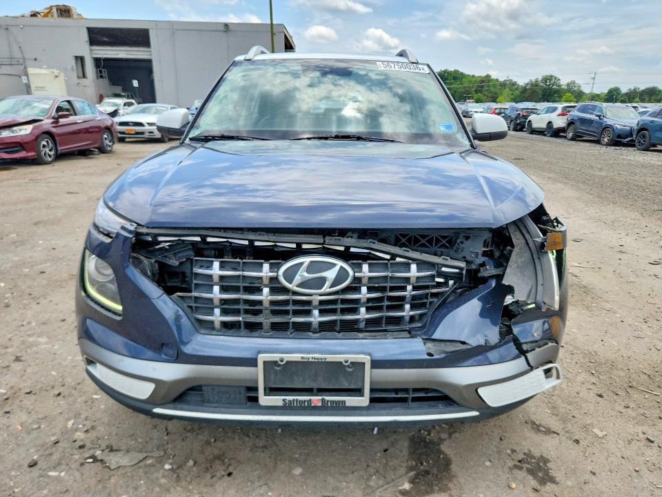 2020 Hyundai Venue VIN KMHRC8A35LU021909 COPART salvage auction — FRONT END, VA - CERT OF TITLE - SALVAGE, sold $3,100 on 2026-07-22 (photo 5)