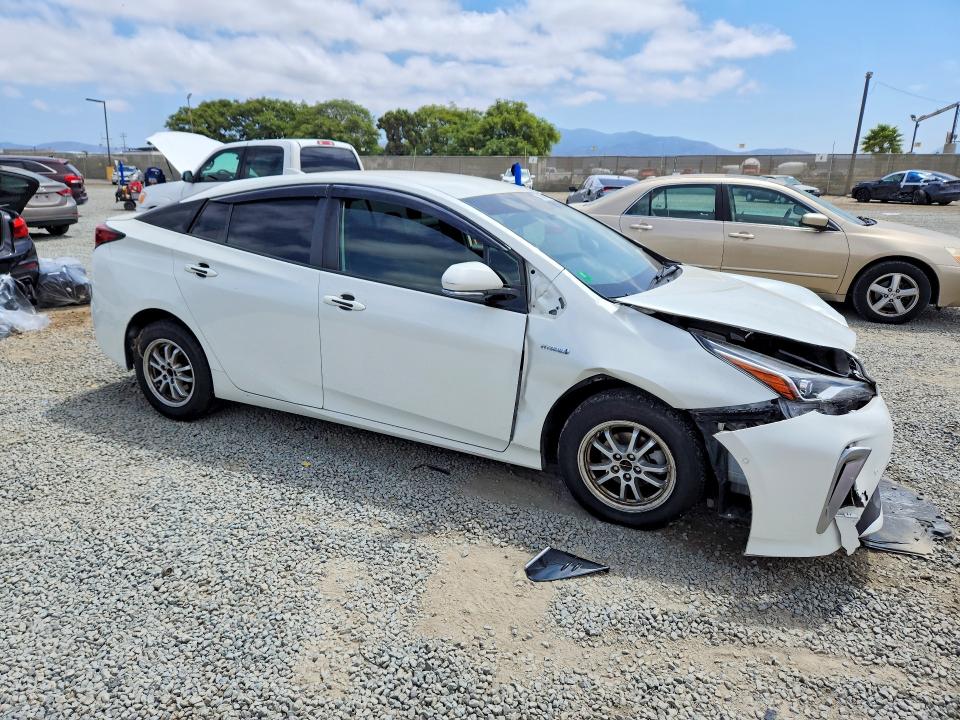 2019 Toyota Prius VIN JTDL9RFU6K3008865 COPART salvage auction — FRONT END, Ca - Salvage Certificate, sold $3,250 on 2026-07-24 (photo 4)