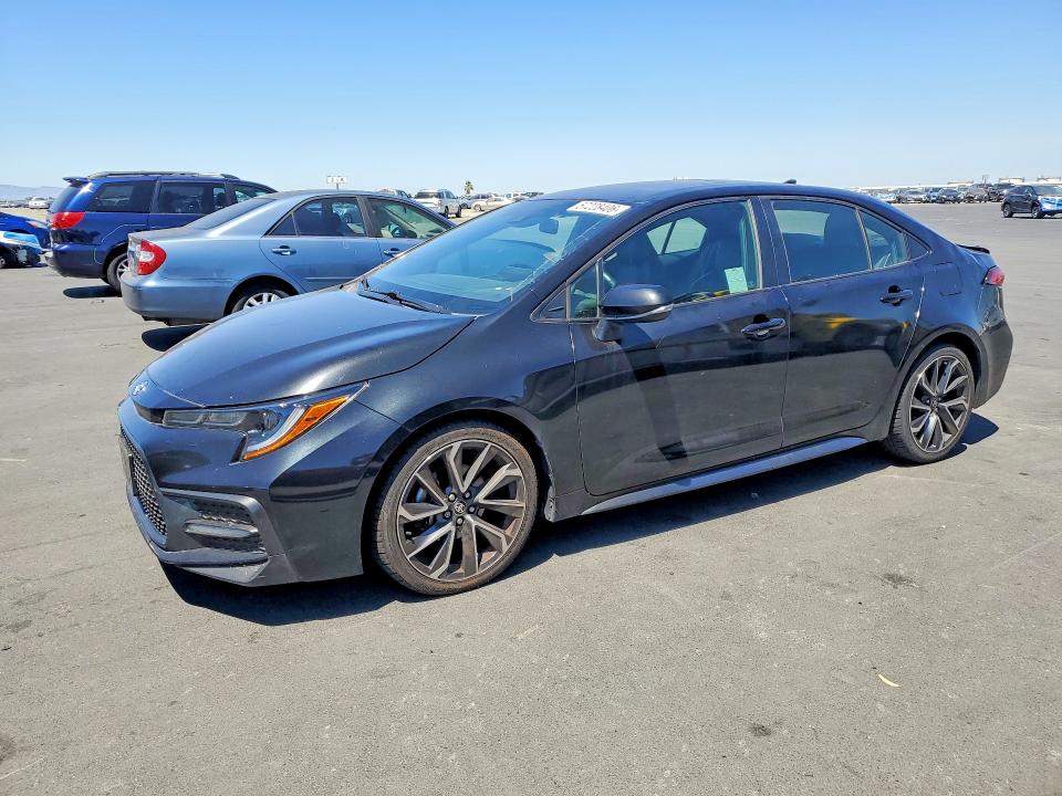 2020 Toyota Corolla VIN 5YFT4RCE2LP035310 COPART salvage auction — REAR END, Ca - Salvage Certificate, sold $5,900 on 2026-07-13 (photo 1)