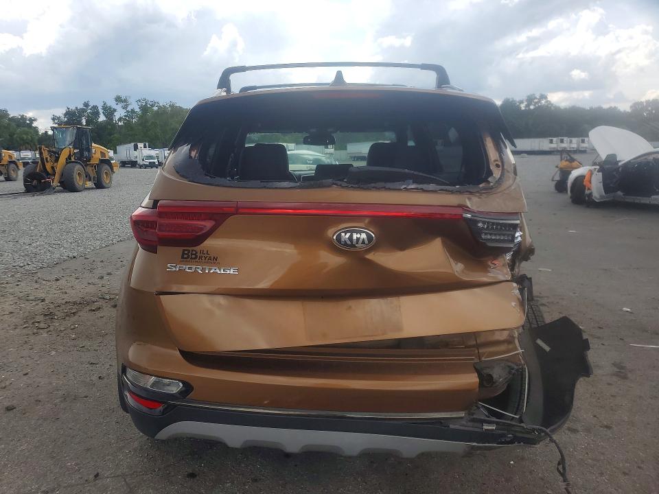 2020 Kia Sportage VIN KNDP63AC8L7666641 COPART salvage auction — REAR END, Fl - Cert Of Title Slvg Rebuildable, sold $3,000 on 2026-07-20 (photo 6)