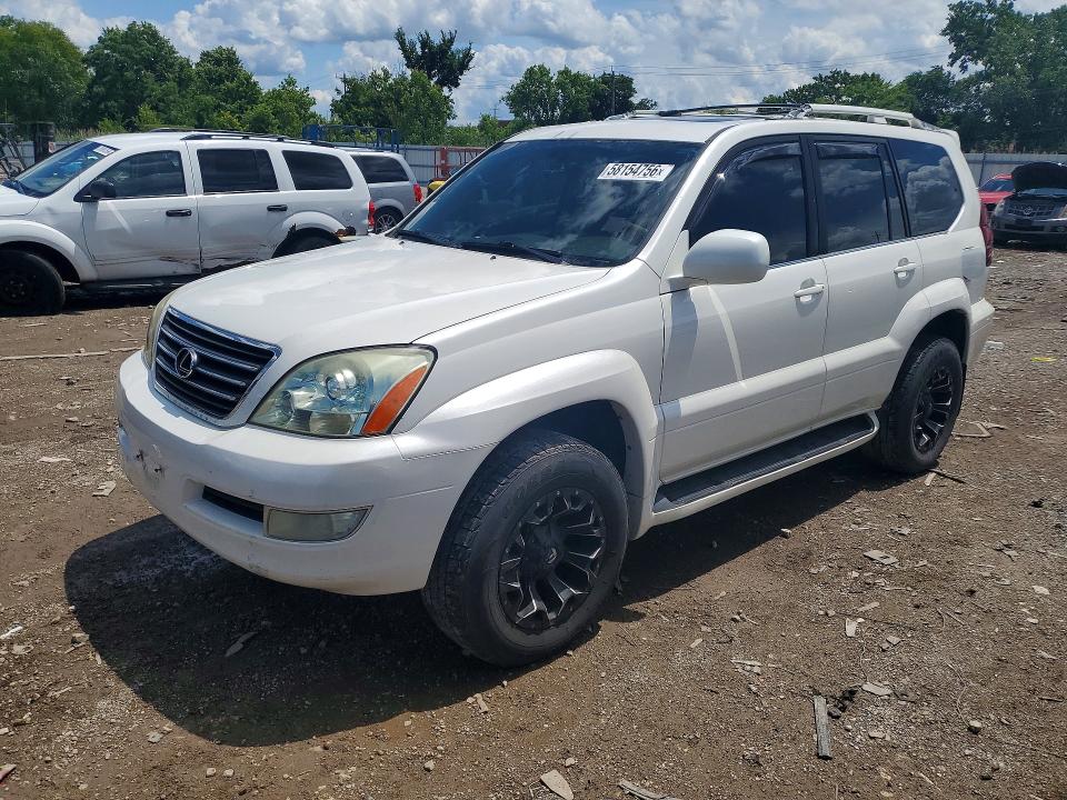 2007 Lexus Gx 470 VIN JTJBT20X570136432 COPART salvage auction — MINOR DENT/SCRATCHES, Il - Certificate Of Title (P), sold $4,750 on 2026-07-06 (photo 1)