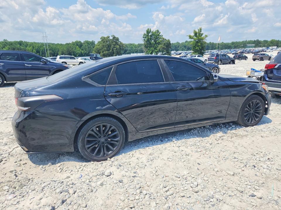 2015 Hyundai Genesis VIN KMHGN4JE6FU017920 COPART salvage auction — FRONT END, Ga - Cert Of Title-Salvage Court Or, sold $1,850 on 2026-07-08 (photo 3)