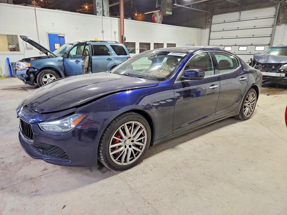 2016 Maserati Ghibli VIN ZAM57RTA4G1181095 COPART salvage auction — FRONT END, Mn - Cert Of Title-Salvage, sold $3,150 on 2026-08-04 (photo 1)