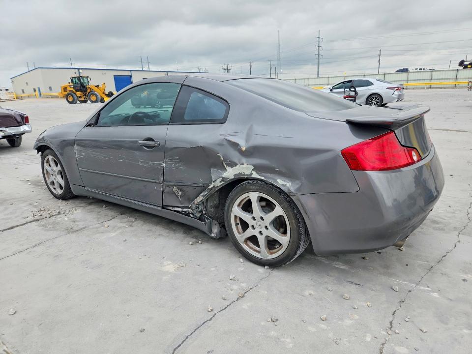 2003 Infiniti G VIN JNKCV54E53M210056 COPART salvage auction — FRONT END, Ca - Salvage Certificate, sold $300 on 2026-07-31 (photo 2)