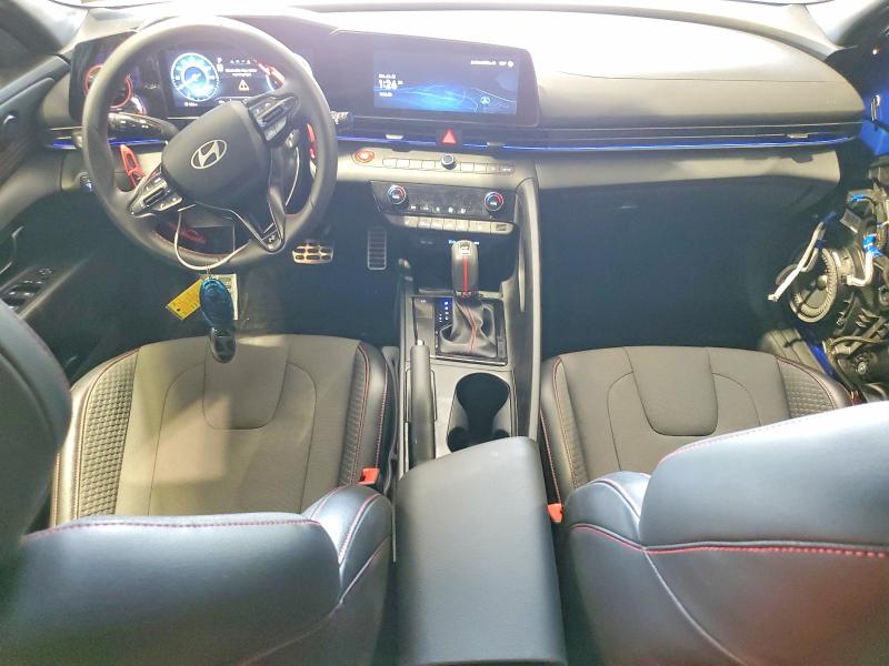 2025 Hyundai Elantra VIN KMHLR4DF1SU952490 COPART salvage auction — FRONT END, Pa - Certificate Of Salvage, sold $9,000 on 2026-07-15 (photo 8)