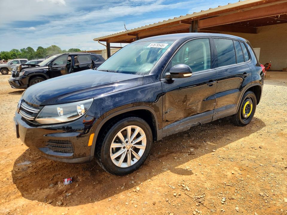 2014 Volkswagen Tiguan VIN WVGBV3AX6EW550861 COPART salvage auction — SIDE, Al - Cert Of Title-Salvage Title, sold $1,650 on 2026-07-22 (photo 1)