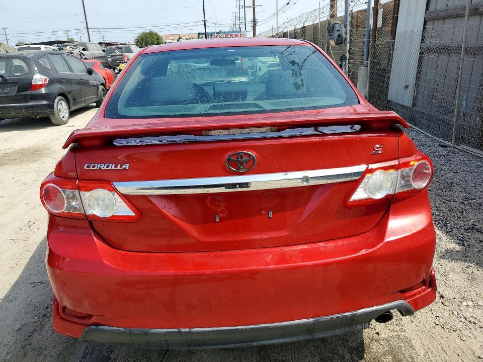 2012 Toyota Corolla VIN 5YFBU4EE2CP007096 COPART salvage auction — SIDE, Ca - Salvage Certificate, sold $950 on 2026-07-27 (photo 6)
