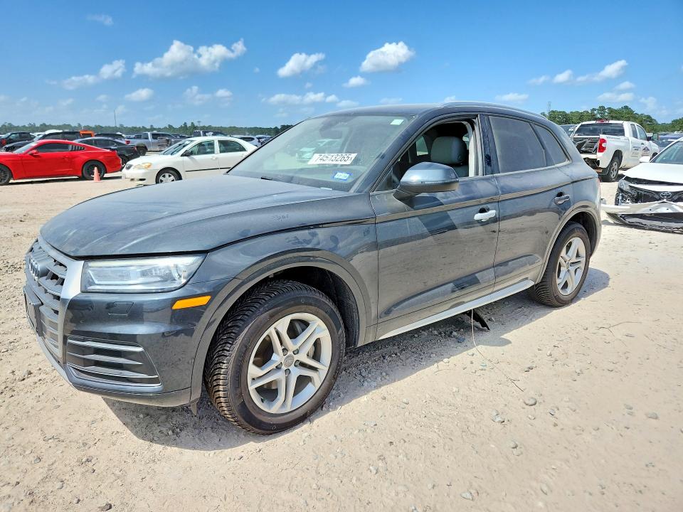 2018 Audi Q5 VIN WA1ANAFYXJ2100857 COPART salvage auction — REAR END, Tx - Certificate Of Title, sold $7,100 on 2026-07-07 (photo 1)