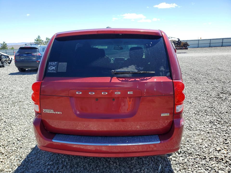 2015 Dodge Caravan VIN 2C4RDGBG7FR709635 COPART salvage auction — FRONT END, Nv - Certificate Of Title, sold $500 on 2026-07-09 (photo 6)