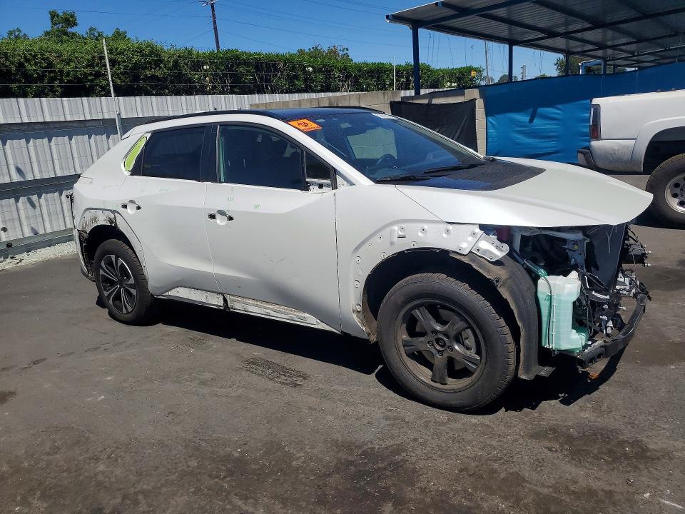 2024 Toyota Bz4x VIN JTMABACA9RA052209 COPART salvage auction — FRONT END, Ca - Salvage Certificate, sold $8,300 on 2026-07-14 (photo 4)