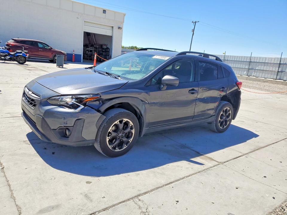 2021 Subaru Xv VIN JF2GTAEC9M8267662 COPART salvage auction — SIDE, Ut - Salvage Certificate, sold $4,050 on 2026-07-27 (photo 1)