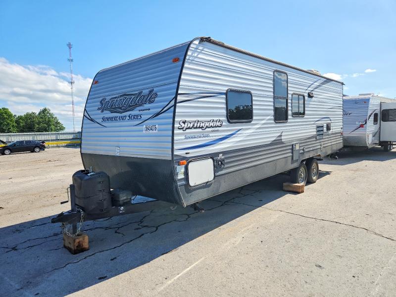 2018 Keystone Springdale VIN 4YDT26024J3150430 COPART salvage auction — HAIL, MO - SALVAGE CERTIFICATE OF TITLE, sold $1,100 on 2026-07-29 (photo 2)