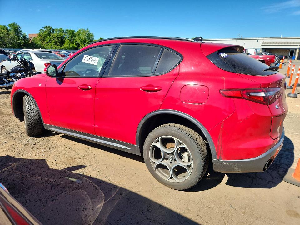 2023 Alfa romeo Stelvio VIN ZASPAKBN3P7D50537 COPART salvage auction — FRONT END, Ct - Cert Of Title-Salvage, sold $5,400 on 2026-07-17 (photo 2)