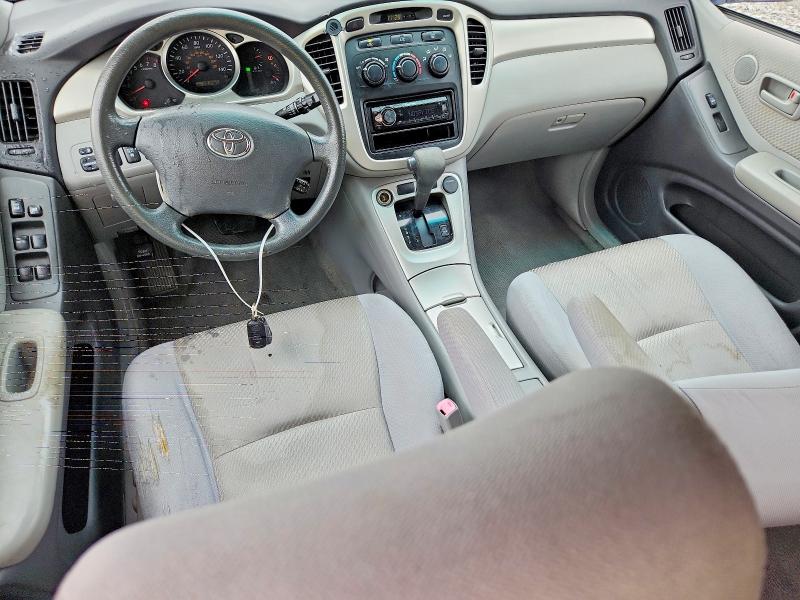 2006 Toyota Highlander VIN JTEDP21A760118650 COPART salvage auction — ROOF, IL - SALVAGE CERTIFICATE, sold $450 on 2026-07-29 (photo 8)
