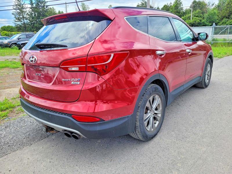 2016 Hyundai Santa fe VIN 5XYZUDLA1GG361944 COPART salvage auction — MECHANICAL, On - Permit No Brand - Unfit (P), sold $2,800 on 2026-07-14 (photo 4)