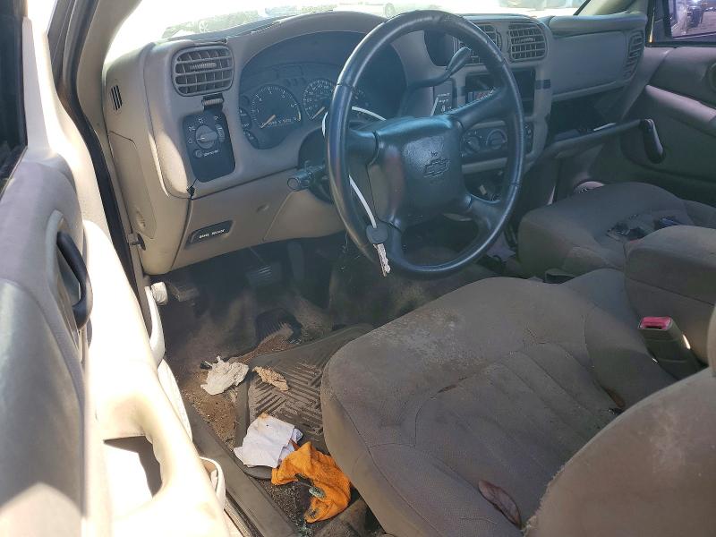 2003 Chevrolet S-10 pickup VIN 1GCCS14X438115176 COPART salvage auction — FRONT END, Fl - Cert Of Title Slvg Rebuildable, sold $325 on 2026-07-06 (photo 8)