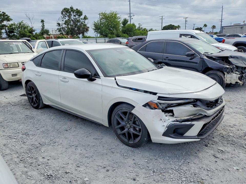2024 Honda Civic VIN 19XFL2H86RE035007 COPART salvage auction — FRONT END, Fl - Cert Of Title Slvg Rebuildable, sold $7,000 on 2026-07-31 (photo 4)