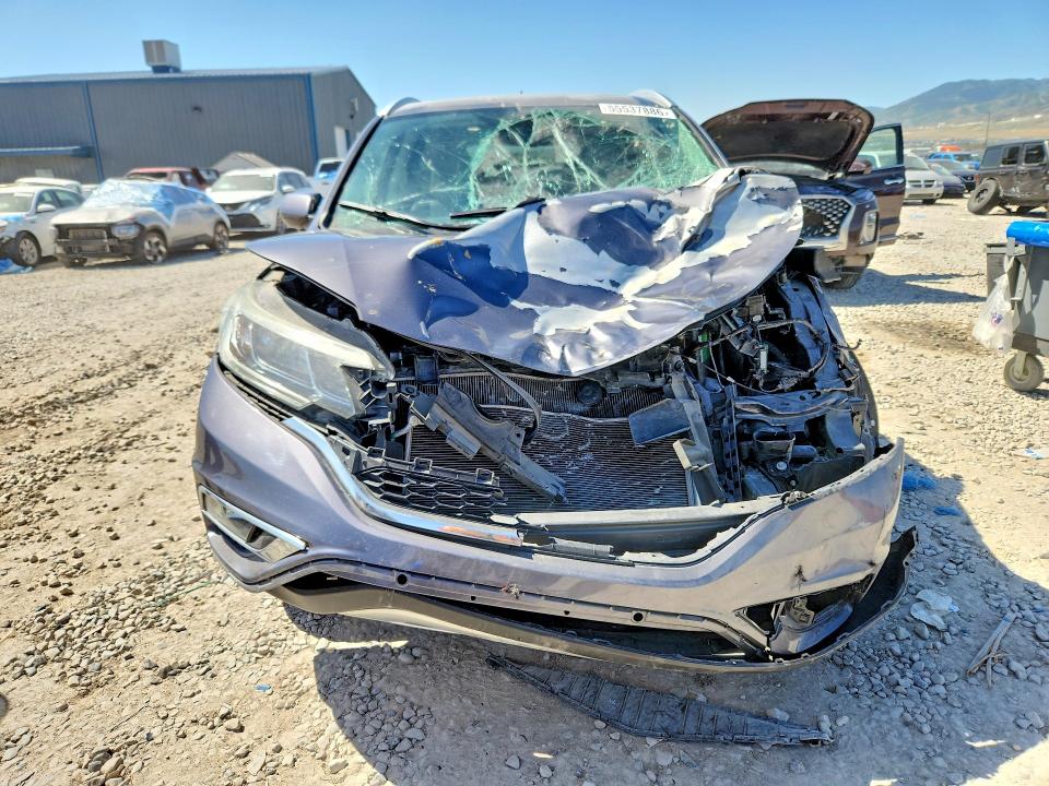 2016 Honda Cr-v VIN 2HKRM3H74GH514008 COPART salvage auction — FRONT END, Ut - Salvage Certificate, sold $1,350 on 2026-08-21 (photo 5)