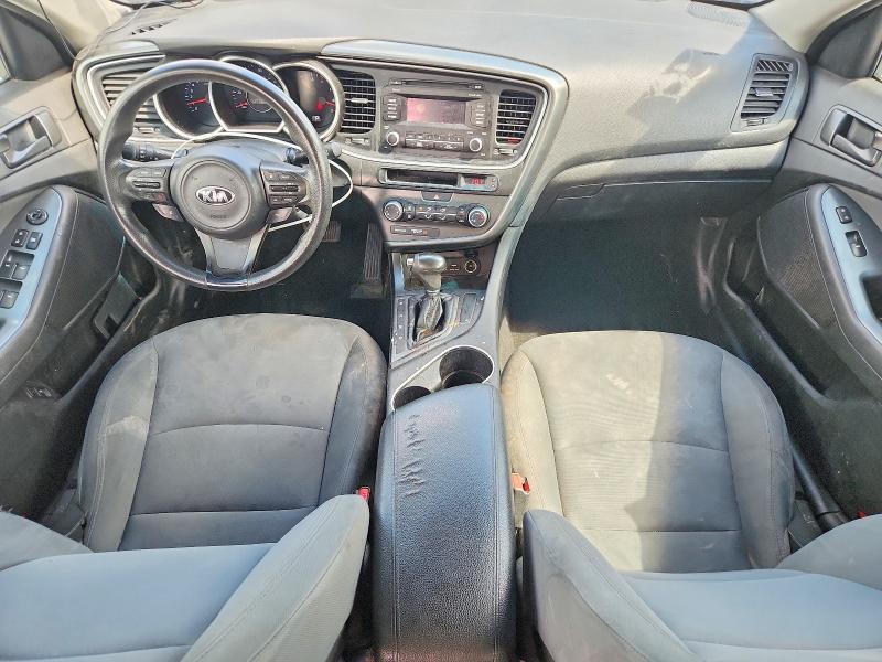 2015 Kia Optima VIN 5XXGM4A74FG491492 COPART salvage auction — MINOR DENT/SCRATCHES, Oh - Certificate Of Title, sold $850 on 2026-07-10 (photo 8)