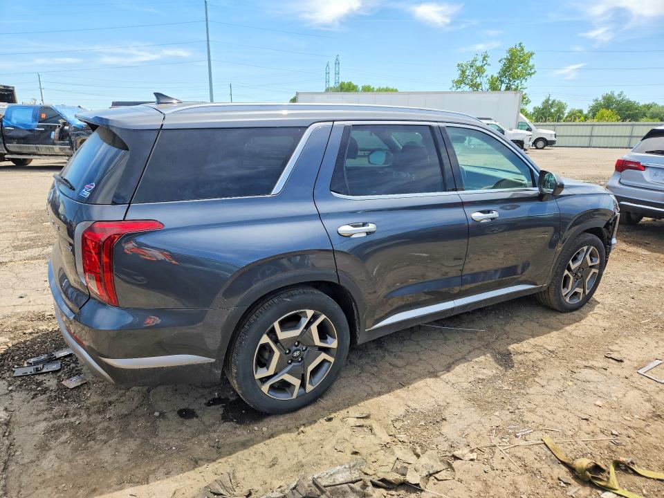 2024 Hyundai VIN KM8R4DGE2RU744544 COPART salvage auction — UNDERCARRIAGE, Oh - Cert Of Title-Flood History, sold $13,400 on 2026-07-24 (photo 3)