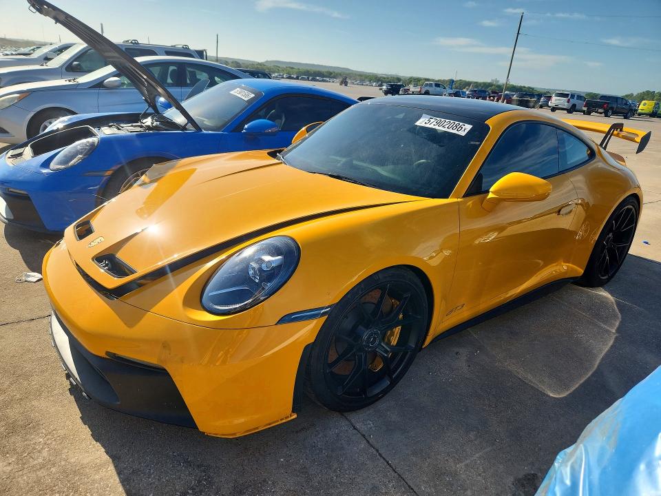 2022 Porsche 911 VIN WP0AC2A99NS270649 — COPART salvage auction photo