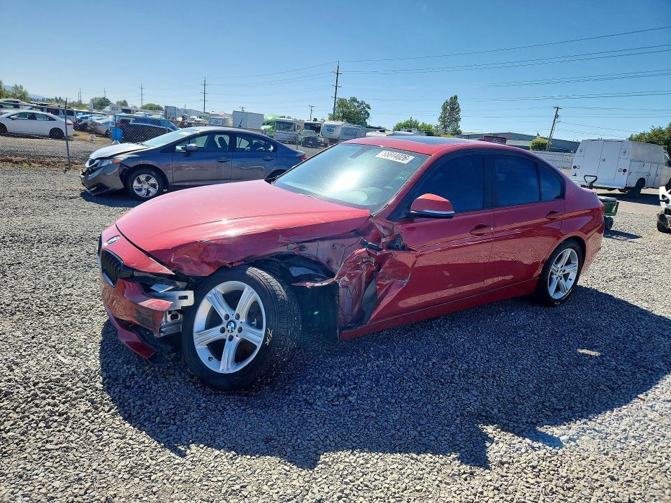2015 BMW 3er VIN WBA3B1C54FK136761 COPART salvage auction — FRONT END, Or - Salvage Title Certificate, sold $1,150 on 2026-08-18 (photo 1)