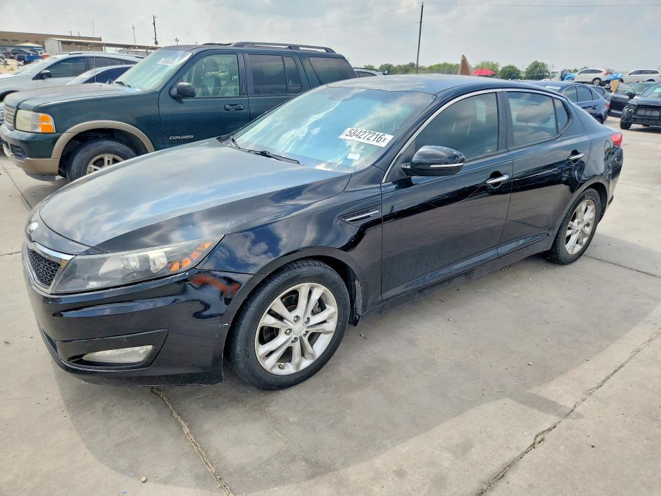 2012 Kia Optima VIN 5XXGN4A70CG084844 COPART salvage auction — SIDE, Tx - Cert Of Title-Rebuilt Salvage, sold $175 on 2026-07-09 (photo 1)