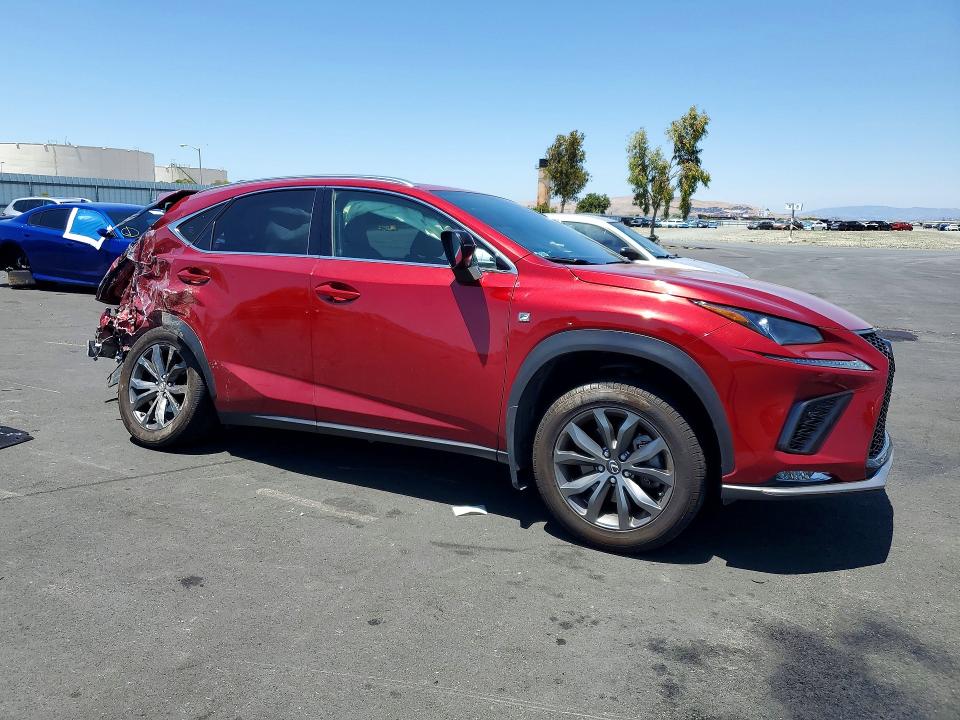 2021 Lexus Nx VIN JTJSARBZXM5025113 COPART salvage auction — SIDE, Ca - Salvage Certificate, sold $7,200 on 2026-07-13 (photo 4)