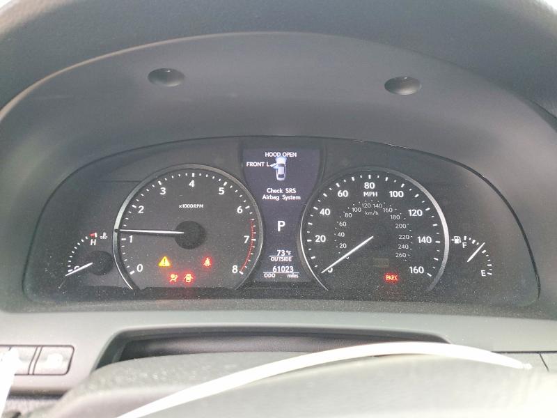 2014 Lexus Ls VIN JTHCL5EF6E5020583 COPART salvage auction — REAR END, Salvage Title, sold $7,700 on 2026-07-23 (photo 9)
