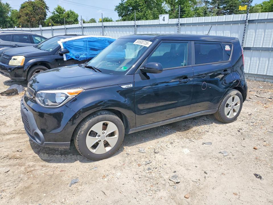 2016 Kia VIN KNDJN2A23G7261660 COPART salvage auction — REAR END, Va - Certificate Of Title, sold $950 on 2026-07-07 (photo 1)